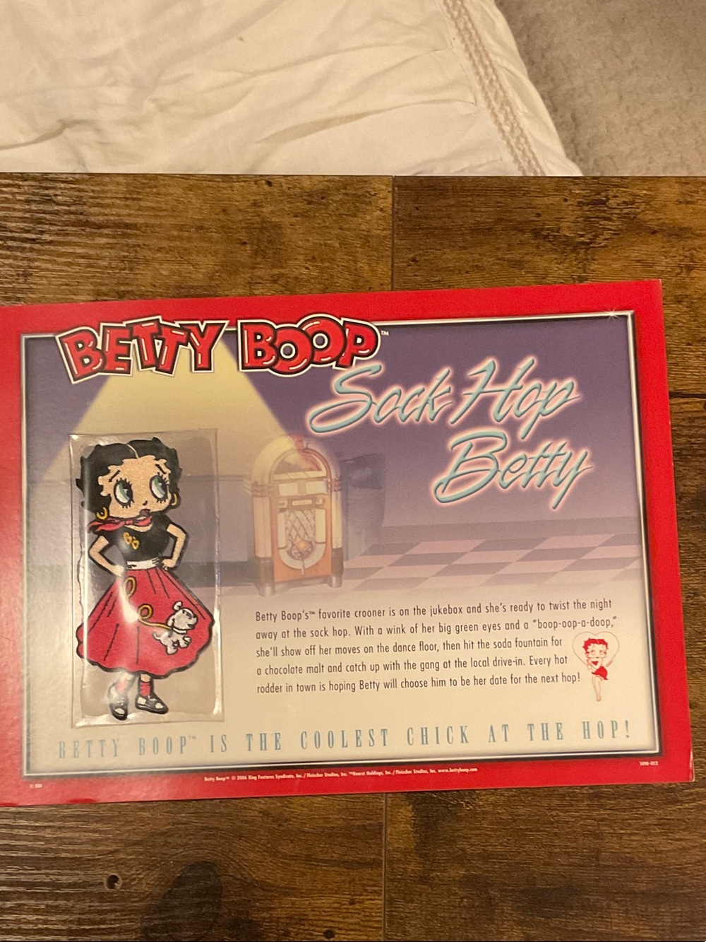 Betty Boop Red, Pink, Black Retro Jukebox Wall Art